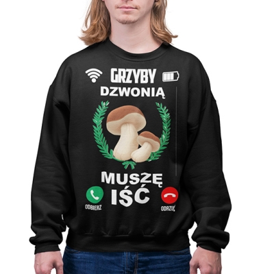 BLUZA grzyby GRZYBY DZWONIĄ